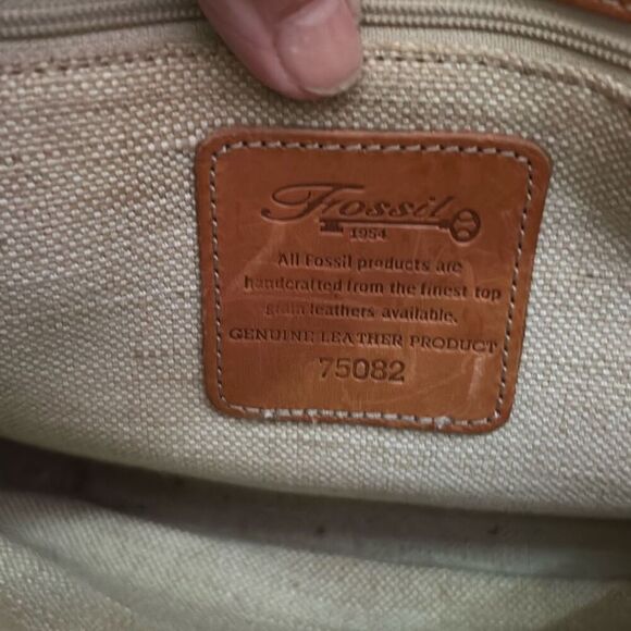 Vintage Fossil Brown Leather Purse - Picture 7 of 10